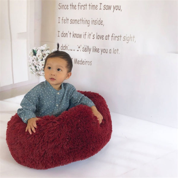Round Long Hairy Autumn And Winter Nest Pad Cat Mattress - Flufer Store