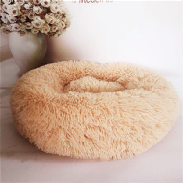 Round Long Hairy Autumn And Winter Nest Pad Cat Mattress - Flufer Store