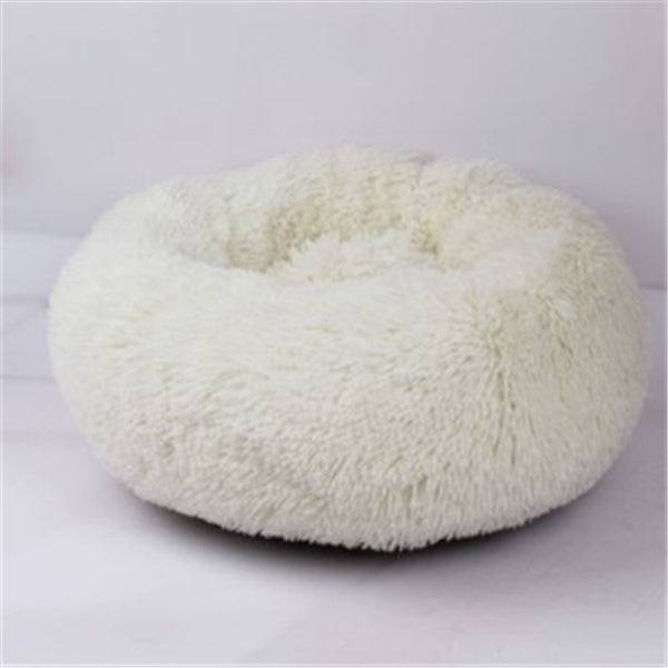 Round Long Hairy Autumn And Winter Nest Pad Cat Mattress - Flufer Store