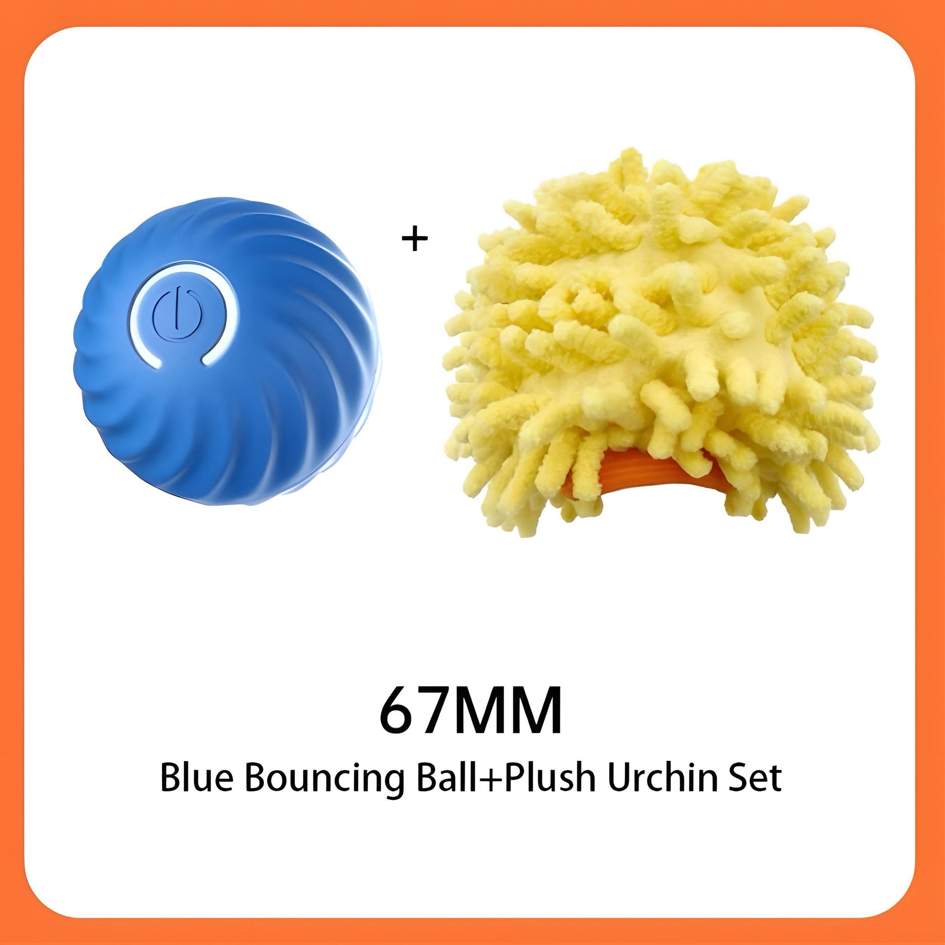 Smart Self-Rolling Bouncy Ball for Dogs – Interactive Toy with Safe Materials & Motion Technology - Flufer Store