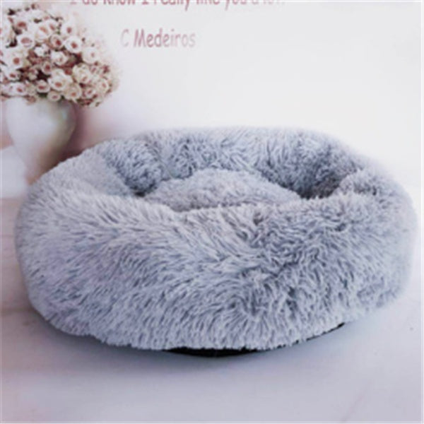 Round Long Hairy Autumn And Winter Nest Pad Cat Mattress - Flufer Store