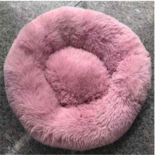 Round Long Hairy Autumn And Winter Nest Pad Cat Mattress - Flufer Store