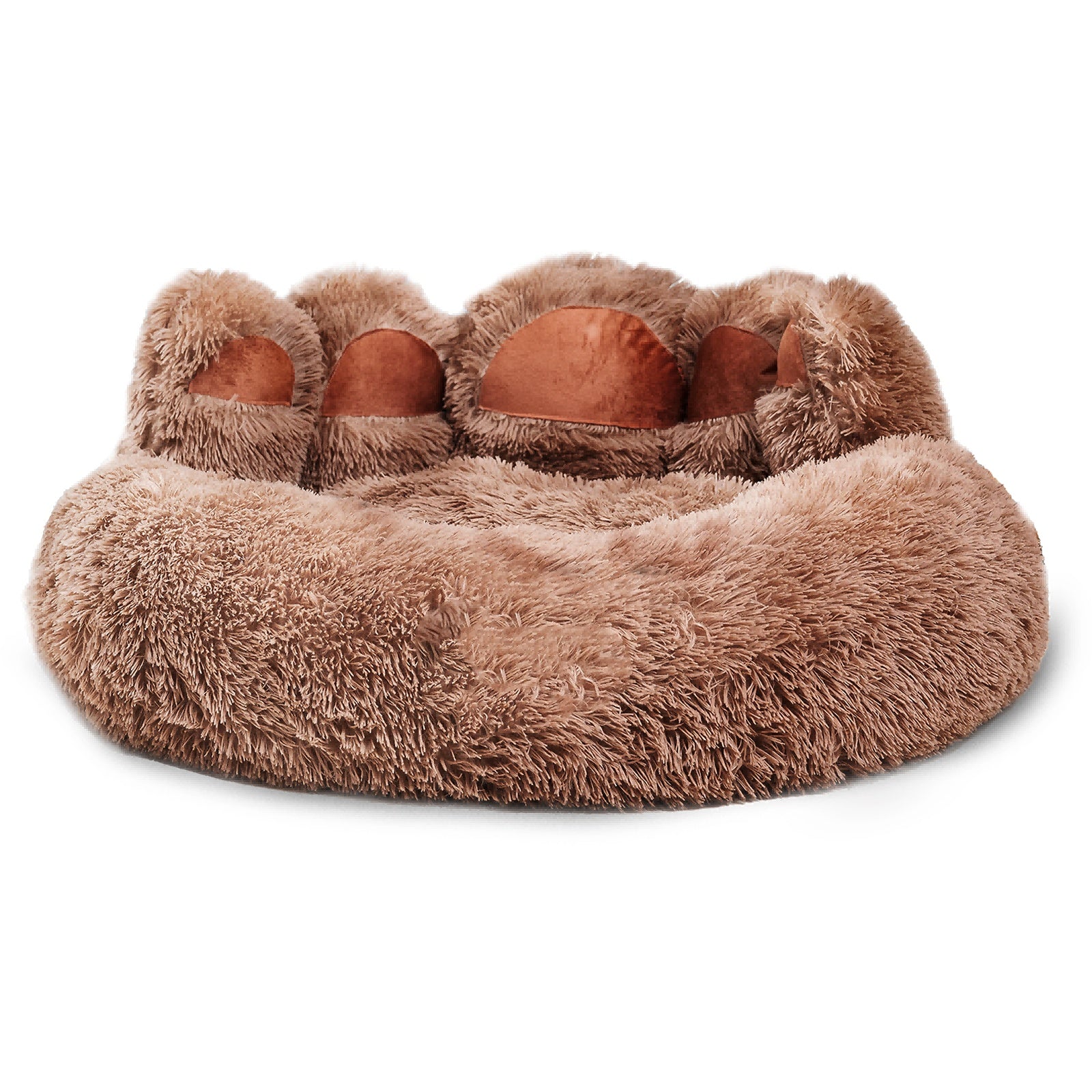 Cute Dog Bear Paw Shape Dog Bed, Dog Beds & Furniture For Small And Medium Dogs, Cozy Plush Cute Cat Beds For Indoor Cats - Flufer Store