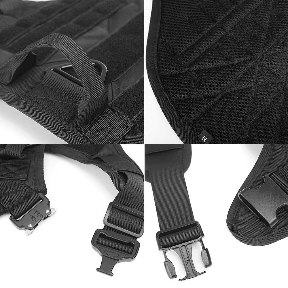 Pet Harness Luxury Dog Leash Set Chest Dog  Nylon Camouflage Dog Harness - Flufer Store
