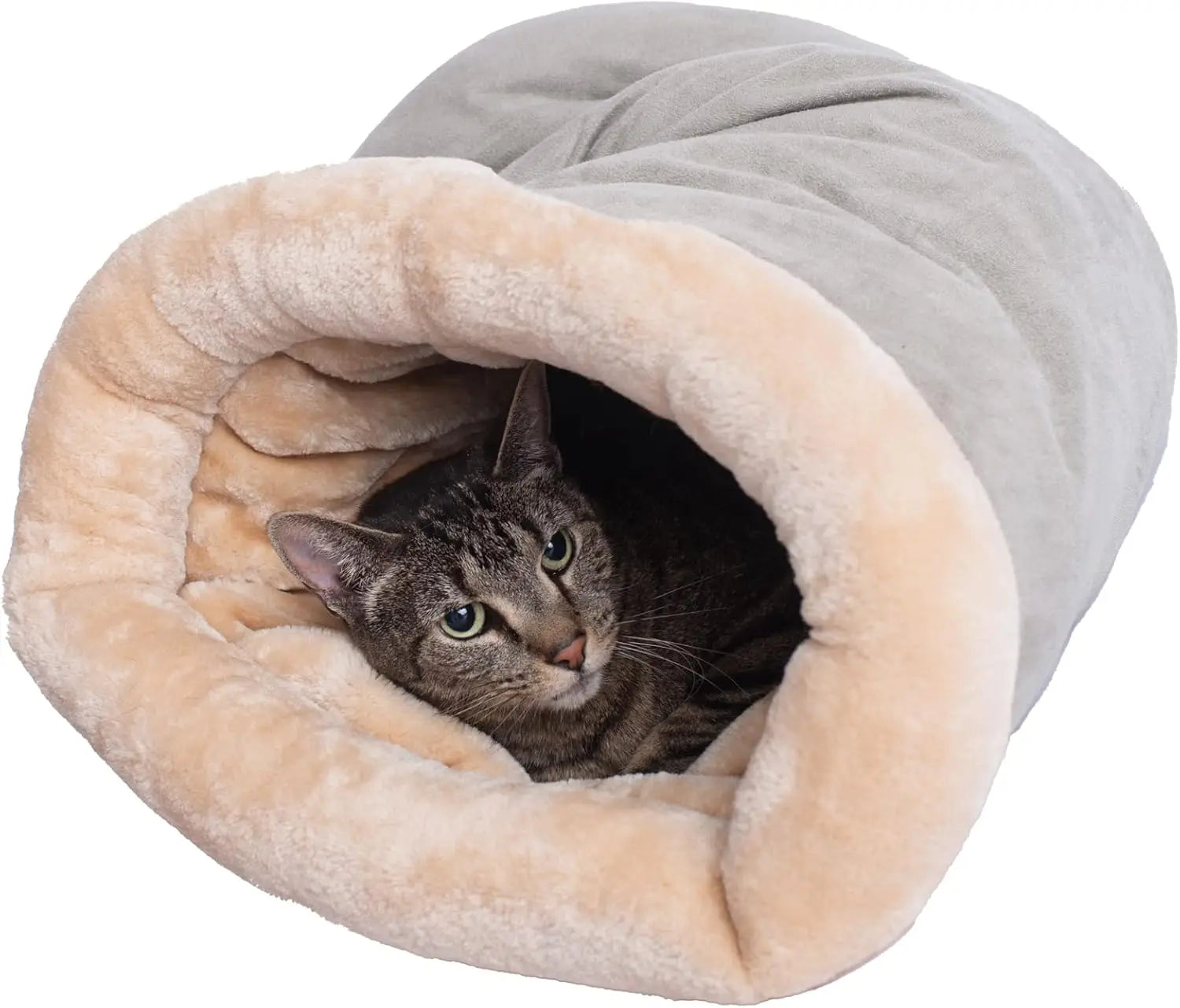 Warm Cat Sleeping Bag – Semi-Enclosed, Washable Winter Nest - Flufer Store