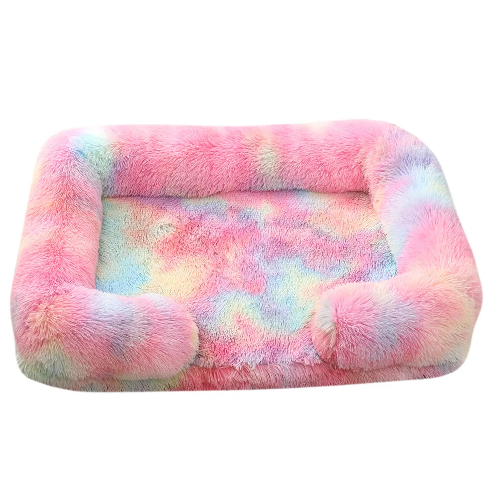 Square Dog Bed – Thickened Sleeping Pad, Washable Pet Sofa - Flufer Store
