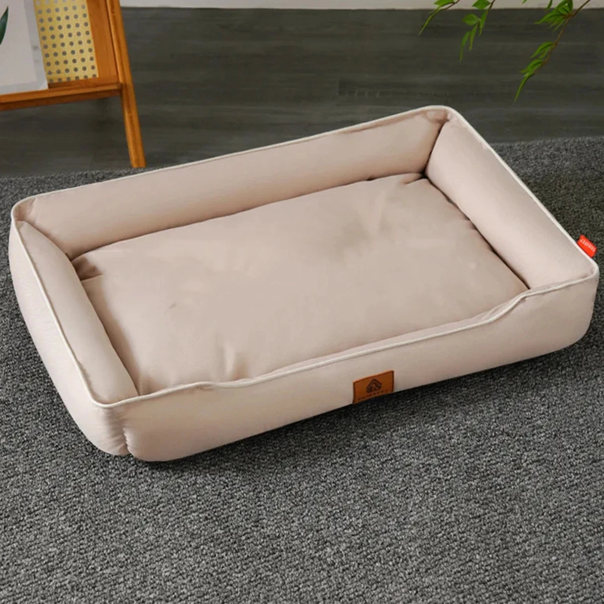 Large Square Dog Bed – Thickened, Bite-Resistant, Waterproof Pet Mattress - Flufer Store