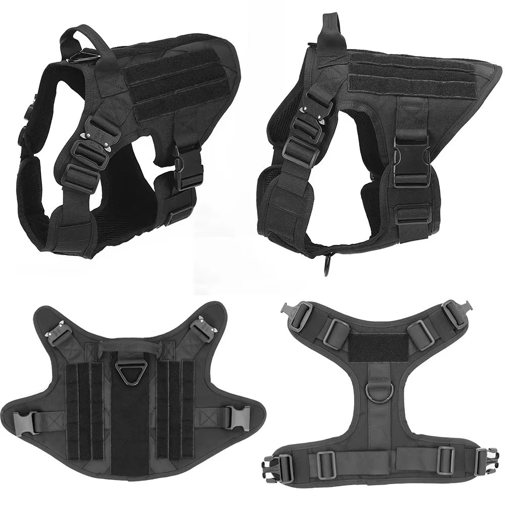 Pet Harness Luxury Dog Leash Set Chest Dog  Nylon Camouflage Dog Harness - Flufer Store