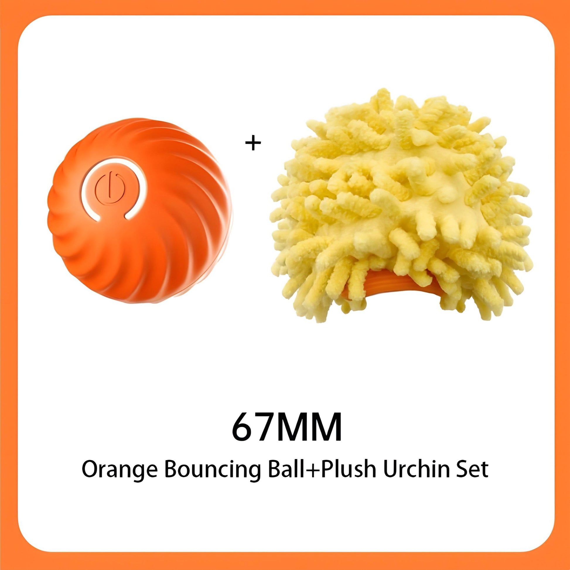Smart Self-Rolling Bouncy Ball for Dogs – Interactive Toy with Safe Materials & Motion Technology - Flufer Store