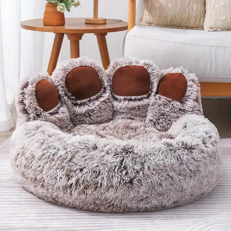Plush Bear Paw Pet Sofa Bed From 41.99$ - Flufer Store