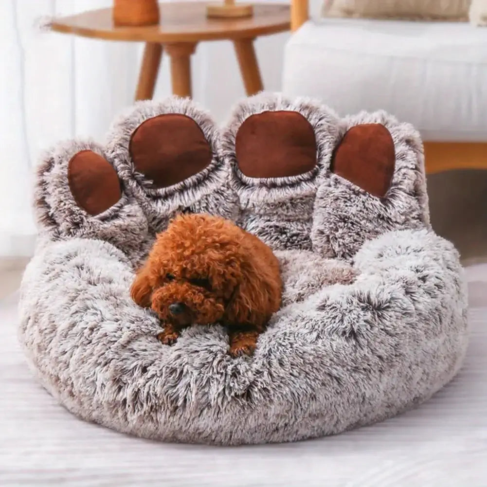 Plush Bear Paw Pet Sofa Bed From 41.99$ - Flufer Store