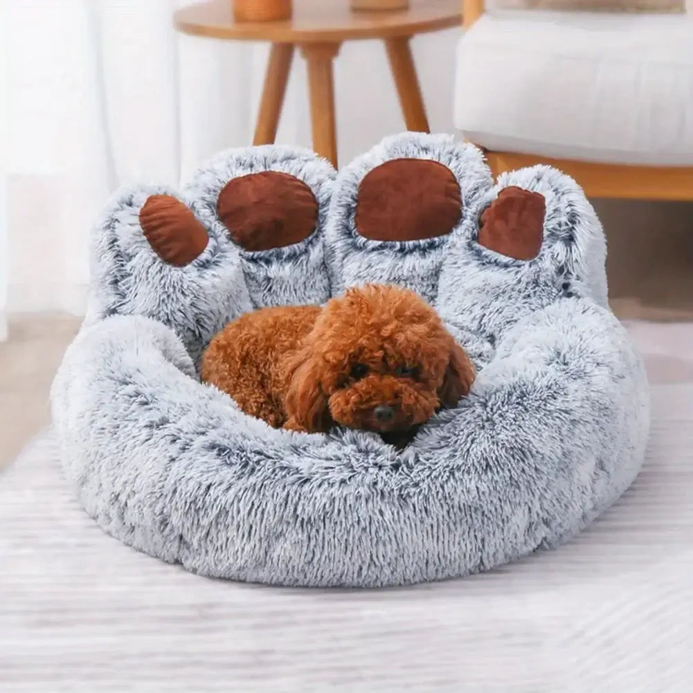 Plush Bear Paw Pet Sofa Bed From 41.99$ - Flufer Store