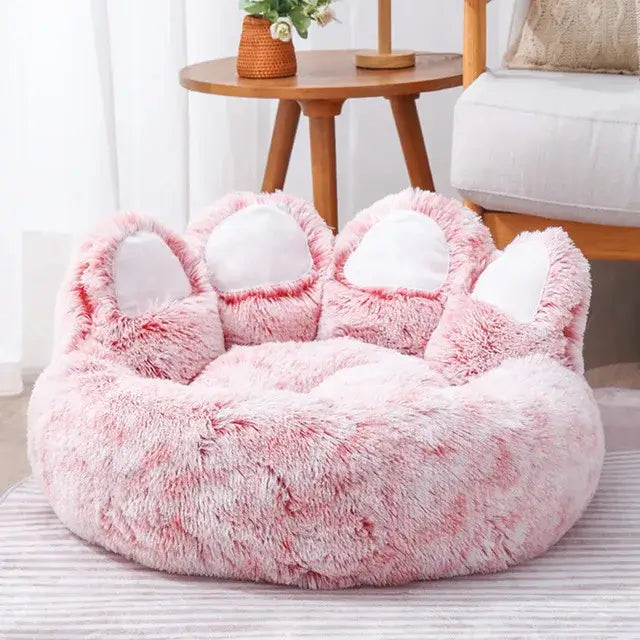 Plush Bear Paw Pet Sofa Bed From 41.99$ - Flufer Store