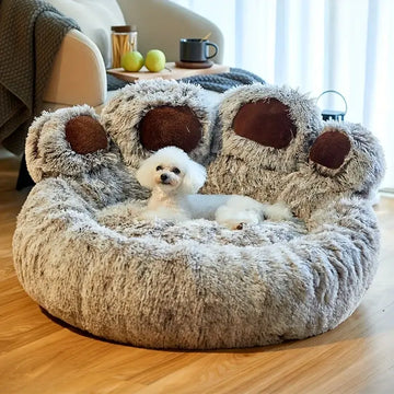 Plush Bear Paw Pet Sofa Bed From 41.99$ - Flufer Store